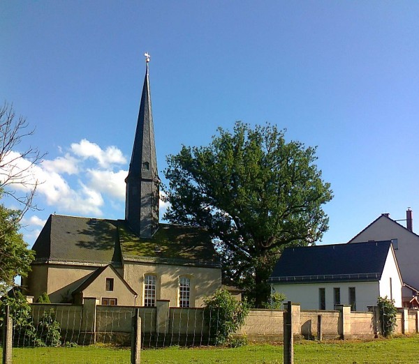 Kirche Niederschindmaas, Pressefoto von Zukunftsregion Zwickau 2014