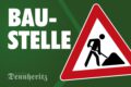 Verkehrseinschränkungen auf der Glauchauer Straße vom 13. bis 18. Mai
