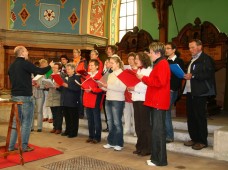 Der Chor bei seiner Italienreise im Mai 2010. Damals gestalteten die Sänger auch einen Gottesdienst in der evangelischen Kirche in Arco musikalisch aus.