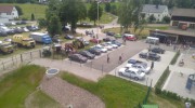 Parkplatz zum Oldtimertreffen am Dorfzentrum 2024