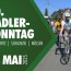 Auf die Räder…fertig…los! Radlersonntag am 11. Mai 2025