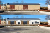 Die Arbeiten am neuen Dorfzentrum³ haben begonnen.