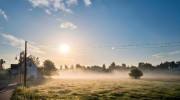 Morgenstimmung in der Meeraner Straße