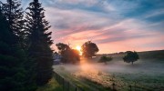 Morgenstimmung in der Meeraner Straße 