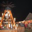 Pyramidenanschieben auf dem neuen Festplatz am Sonntag, den 1. Dezember