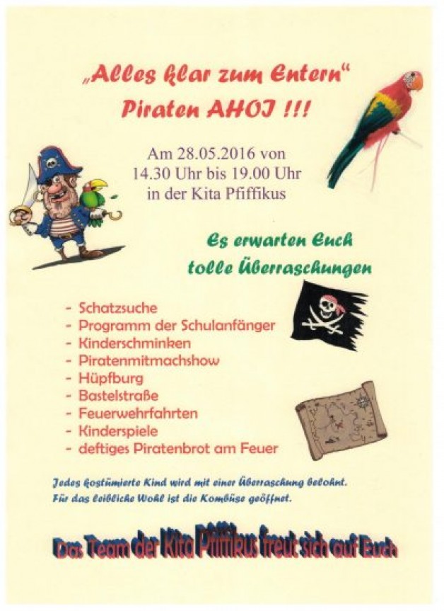 Piratenfest am 28.05.2016