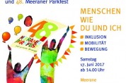 7. Regionale Behindertentag am Samstag, dem 17. Juni 2017 in Meerane