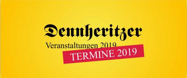 Veranstaltungen und Termine 2019