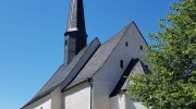 Kirche in Dennheritz die Rückseite