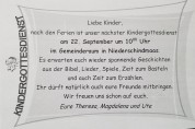 Herzliche Einladung an alle Kinder: