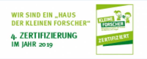 4.Zertifizierung „Haus der kleinen Forscher“