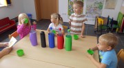 Wir machen eine Wasserverkostung!